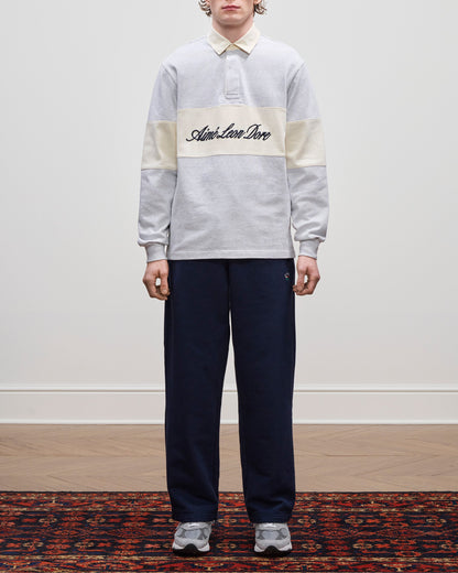 Aimé Leon Dore Featured - Script Paneled Rugby Silver mix