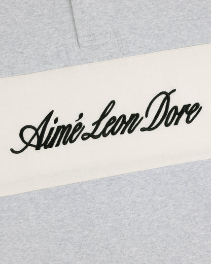 Aimé Leon Dore Featured - Script Paneled Rugby Silver mix