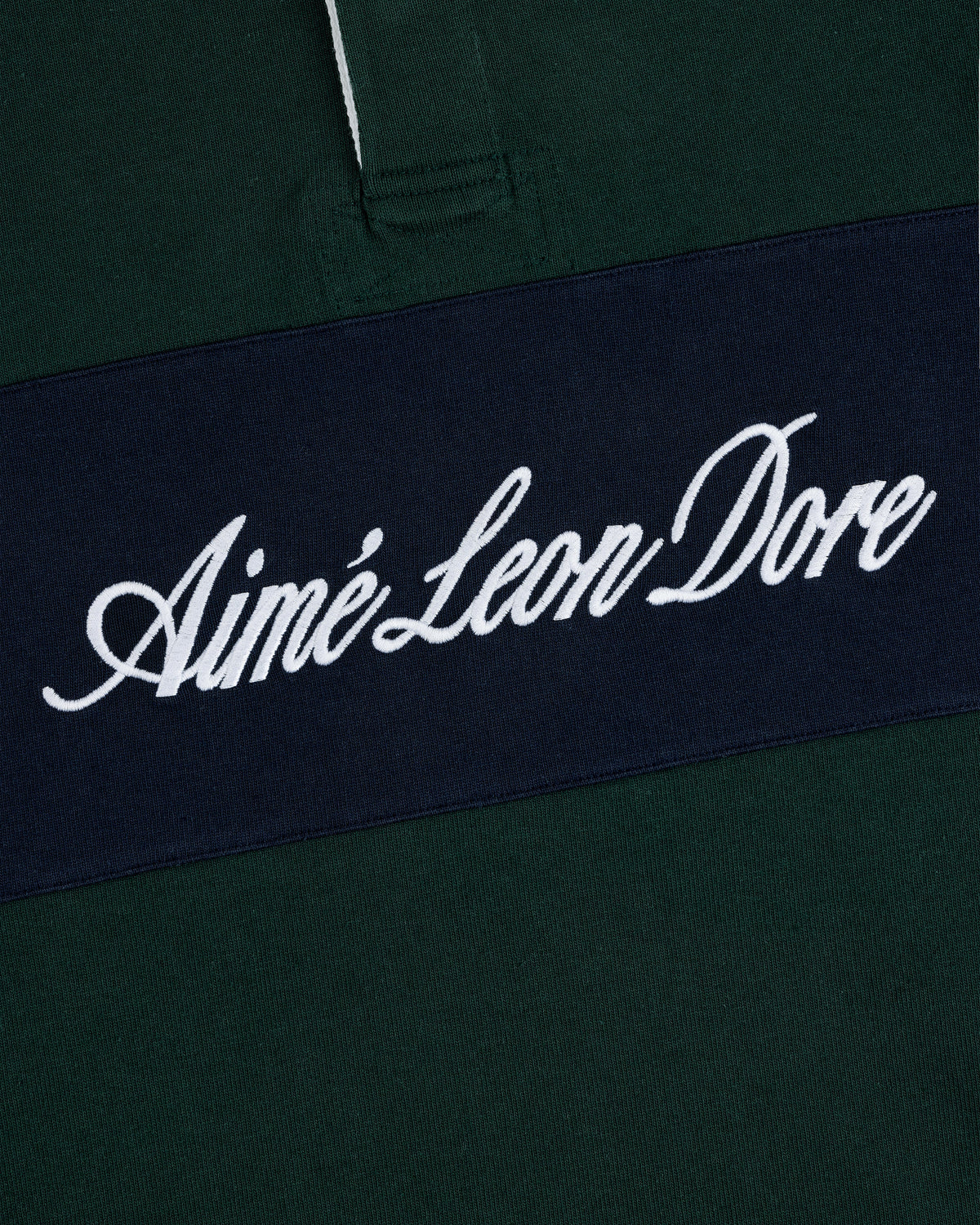 Aimé Leon Dore Best Seller - Script Paneled Rugby Pine grove