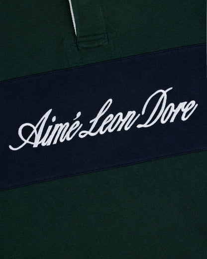 Aimé Leon Dore Best Seller - Script Paneled Rugby Pine grove