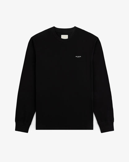 Aimé Leon Dore Top Pick - Long-Sleeve Micro Logo Tee Jet black