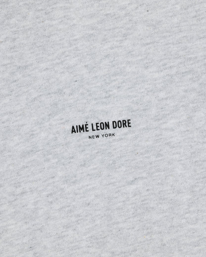 Aimé Leon Dore Popular - Long-Sleeve Micro Logo Tee Silver mix