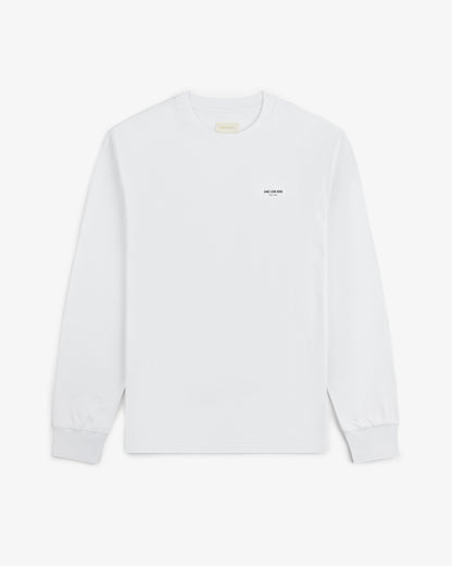 Aimé Leon Dore Featured - Long-Sleeve Micro Logo Tee Bright white