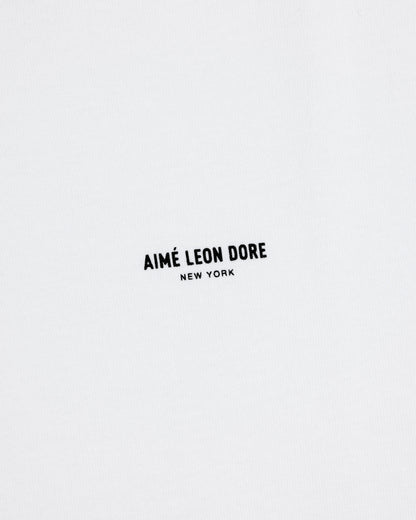 Aimé Leon Dore Featured - Long-Sleeve Micro Logo Tee Bright white