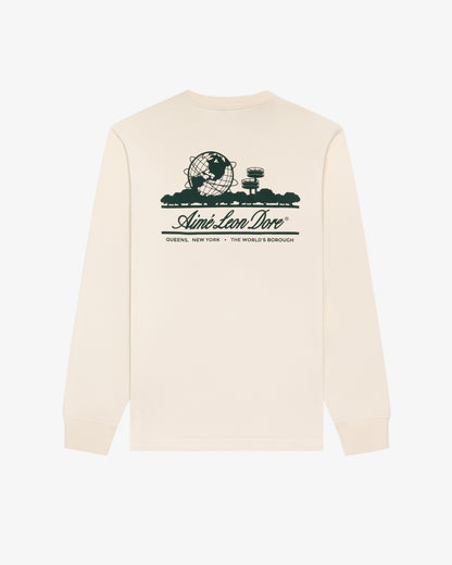 Aimé Leon Dore Value - Long-Sleeve Unisphere Tee Pristine