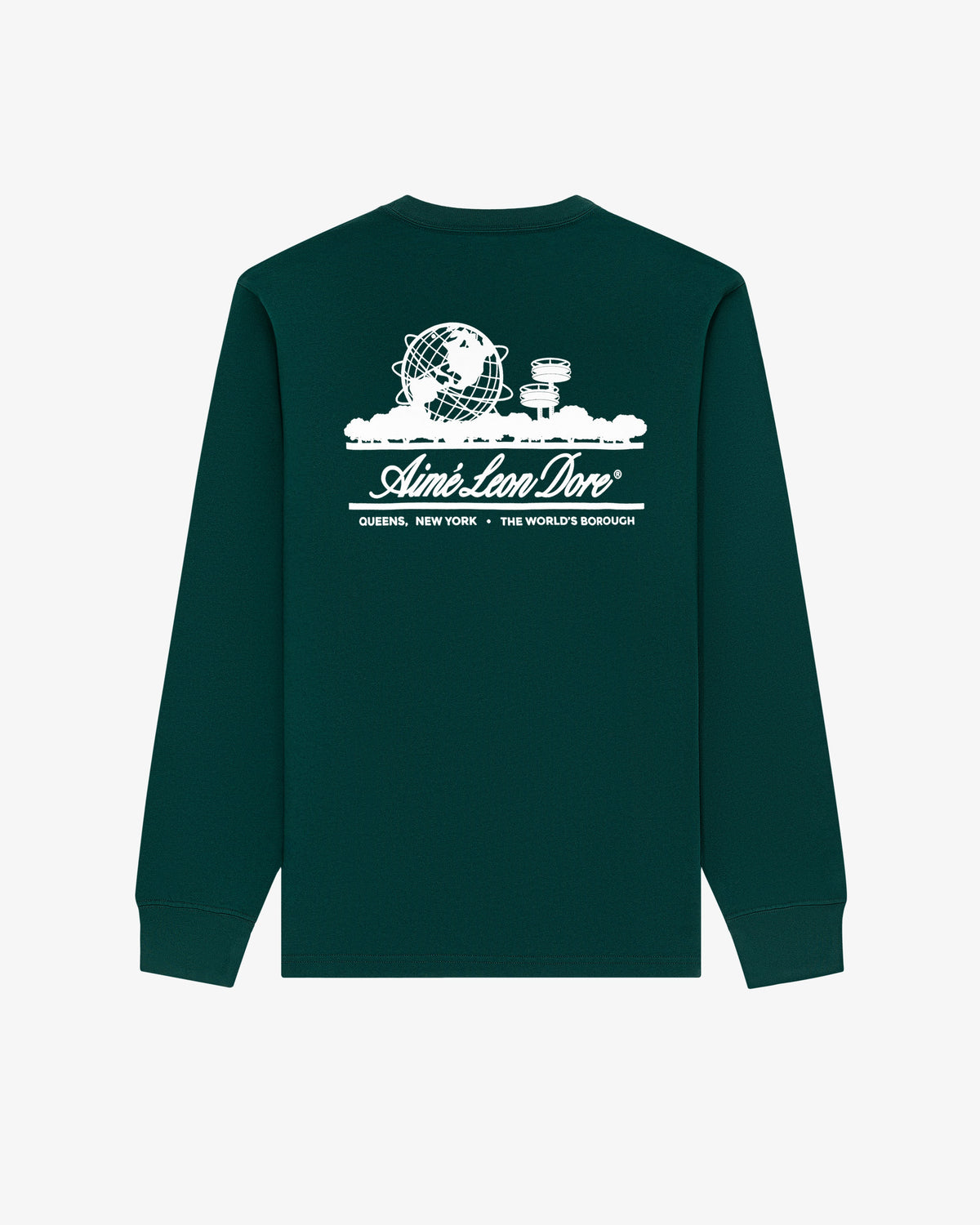 Aimé Leon Dore Great Value - Long-Sleeve Unisphere Tee Botanical green