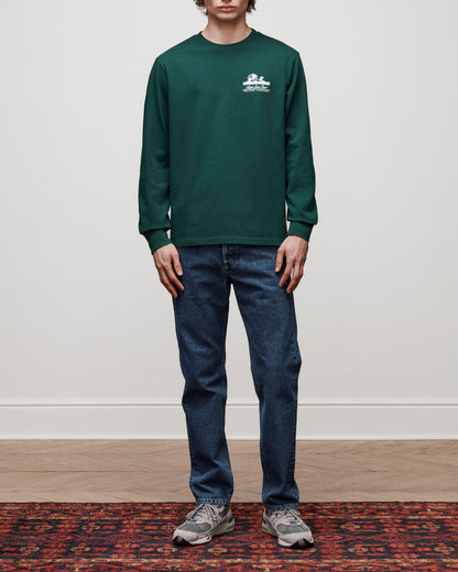 Aimé Leon Dore Great Value - Long-Sleeve Unisphere Tee Botanical green