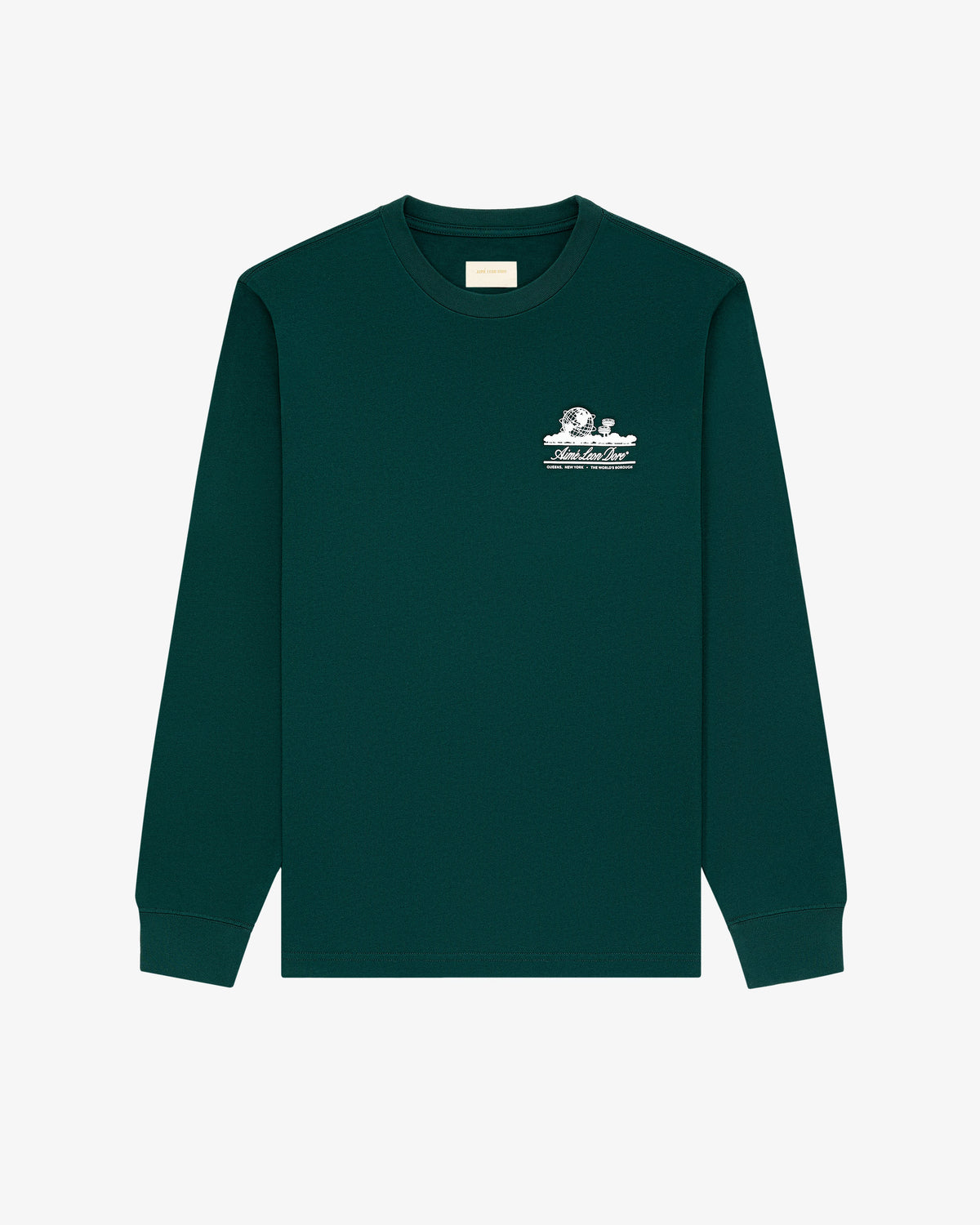 Aimé Leon Dore Great Value - Long-Sleeve Unisphere Tee Botanical green