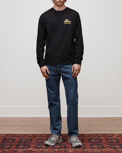 Aimé Leon Dore Top Pick - Long-Sleeve Unisphere Tee Jet black