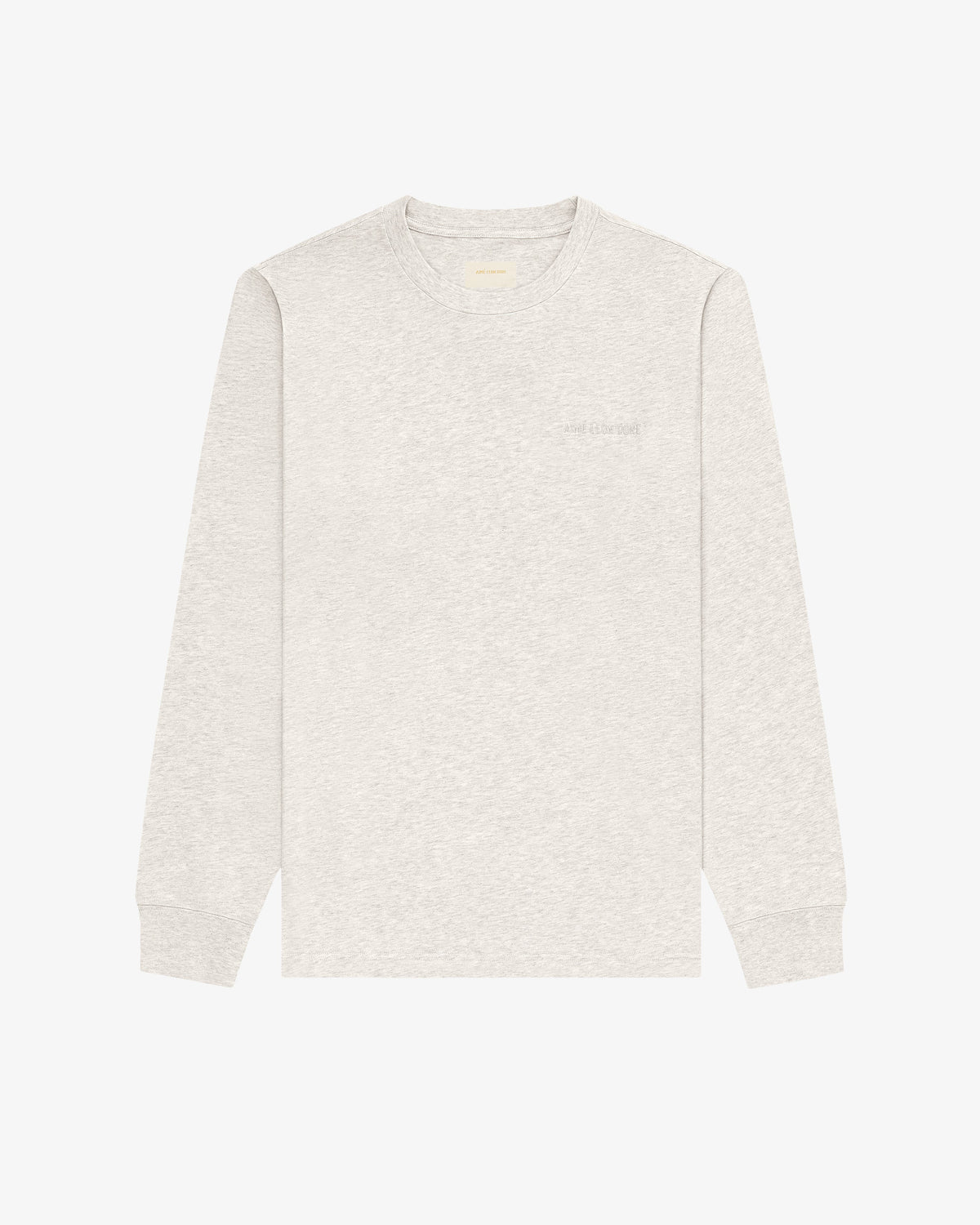 Aimé Leon Dore Value - Long-Sleeve Tonal Logo Tee Oatmeal