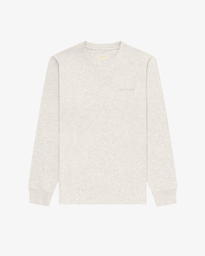 Aimé Leon Dore Value - Long-Sleeve Tonal Logo Tee Oatmeal