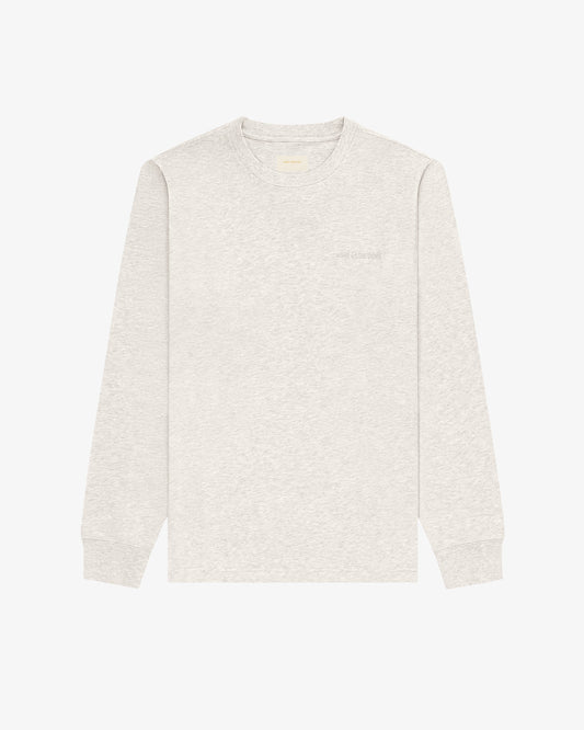 Aimé Leon Dore Value - Long-Sleeve Tonal Logo Tee Oatmeal