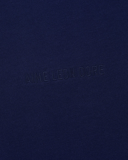 Aimé Leon Dore Best Price - Long-Sleeve Tonal Logo Tee Evening blue