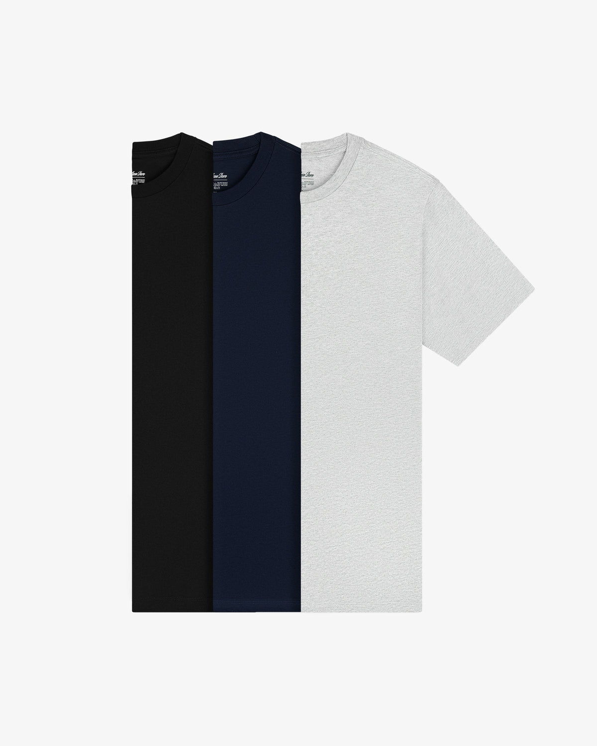 Aimé Leon Dore Discount - Multi-Color T-Shirt 3-Pack Black/ heather grey/ navy