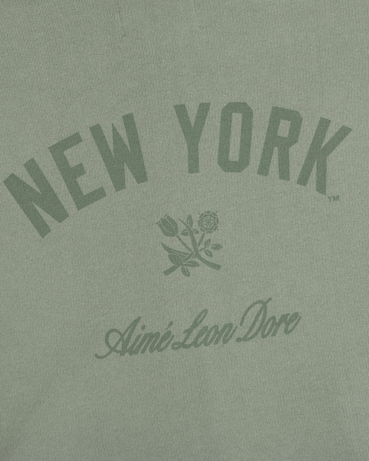 Aimé Leon Dore Best Price - Yankees Washed Full-Zip Hoodie Laurel wreath