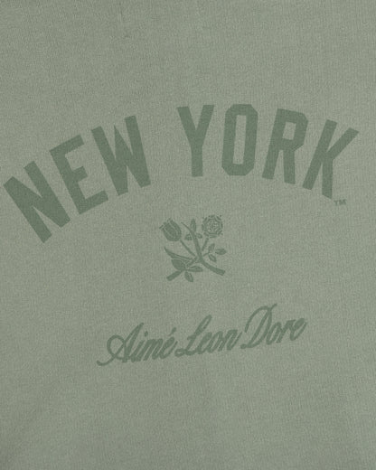 Aimé Leon Dore Best Price - Yankees Washed Full-Zip Hoodie Laurel wreath