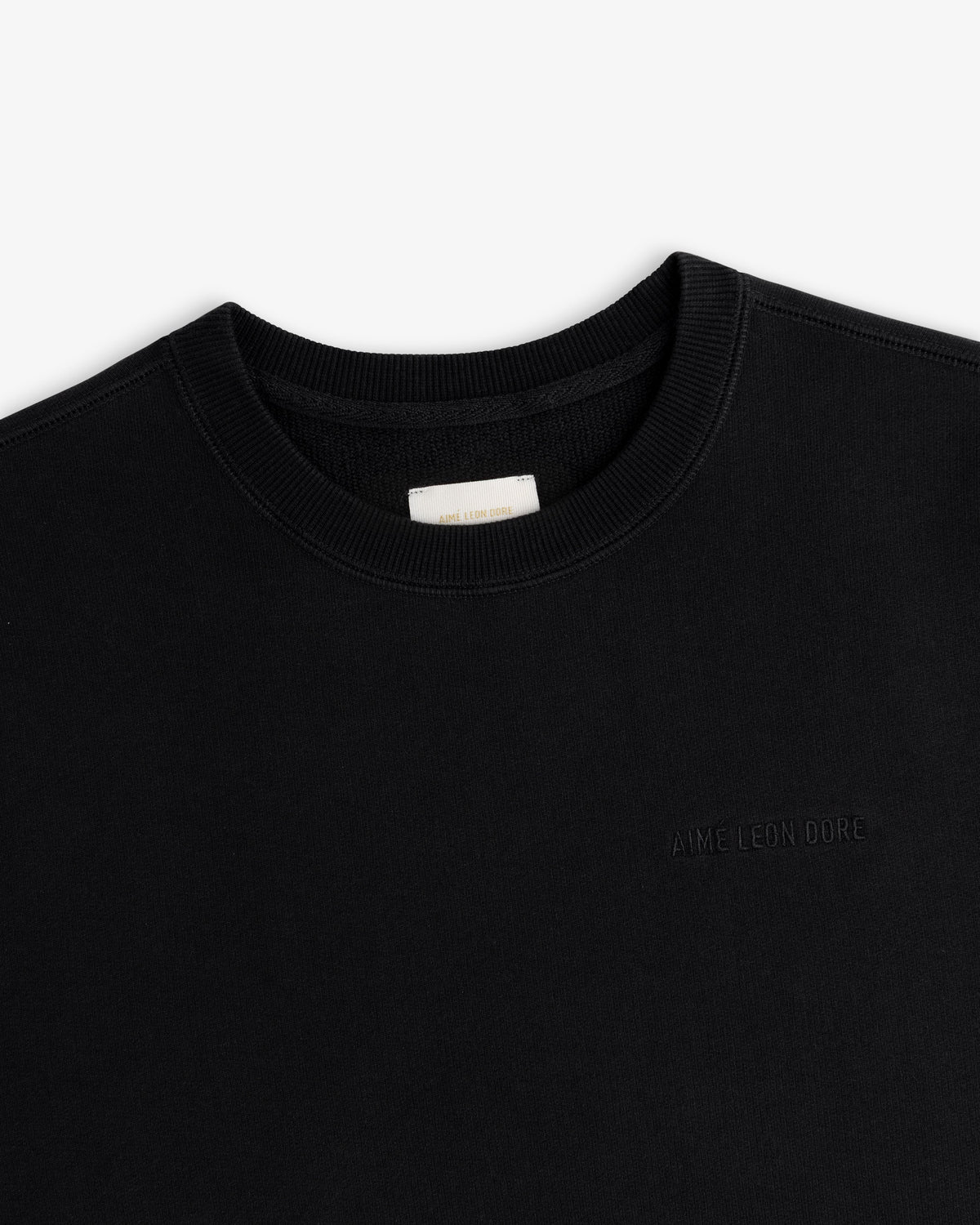 Aimé Leon Dore Classic - Tonal Logo Crewneck Sweatshirt Jet black