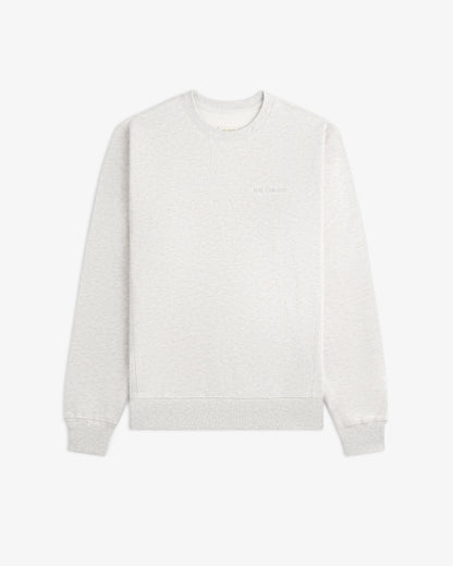 Aimé Leon Dore Signature - Tonal Logo Crewneck Sweatshirt Oatmeal