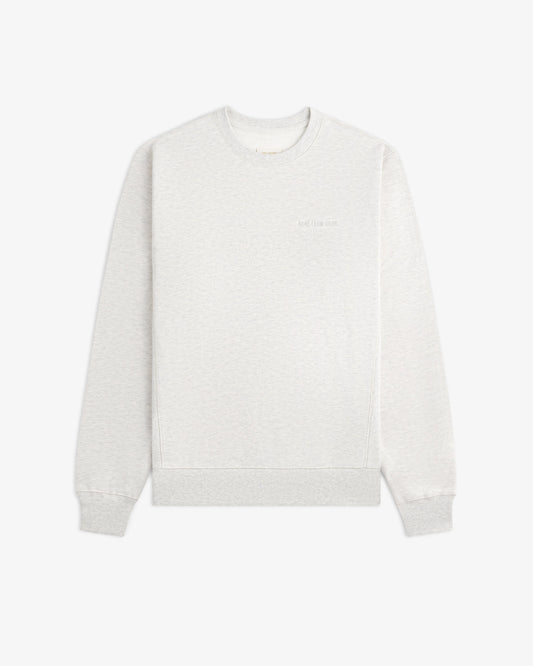 Aimé Leon Dore Signature - Tonal Logo Crewneck Sweatshirt Oatmeal