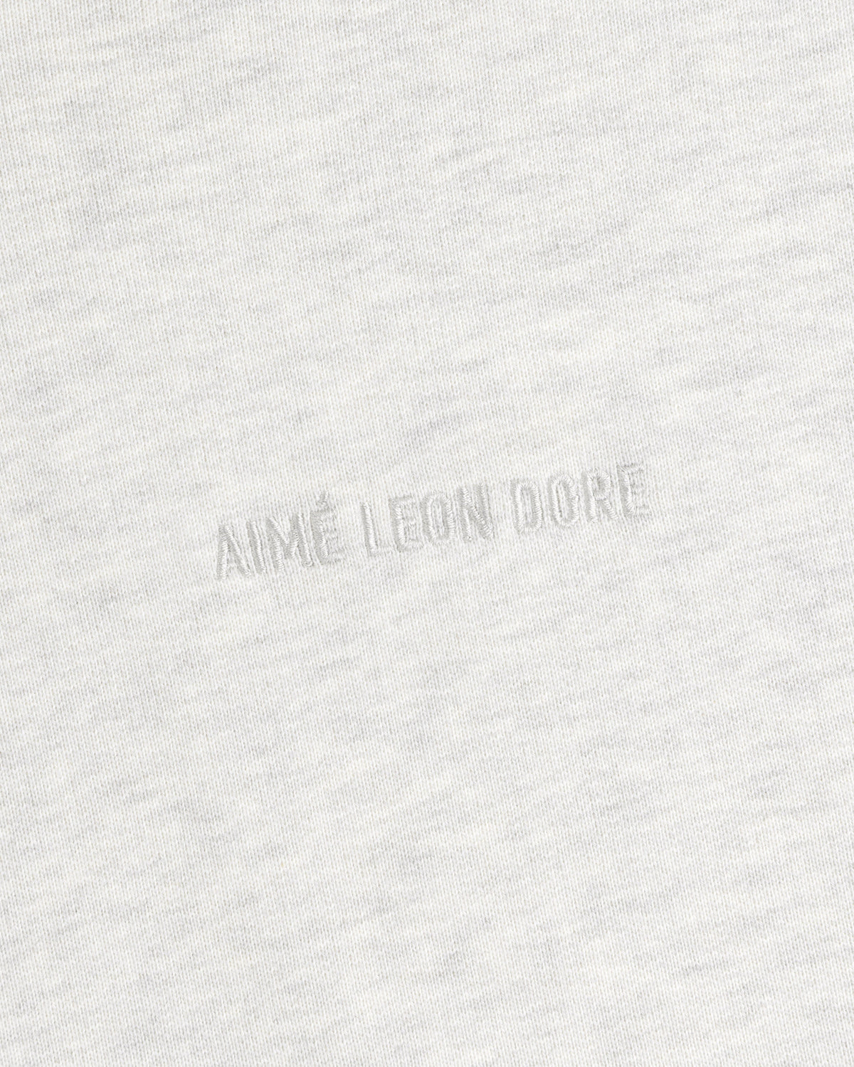 Aimé Leon Dore Signature - Tonal Logo Crewneck Sweatshirt Oatmeal