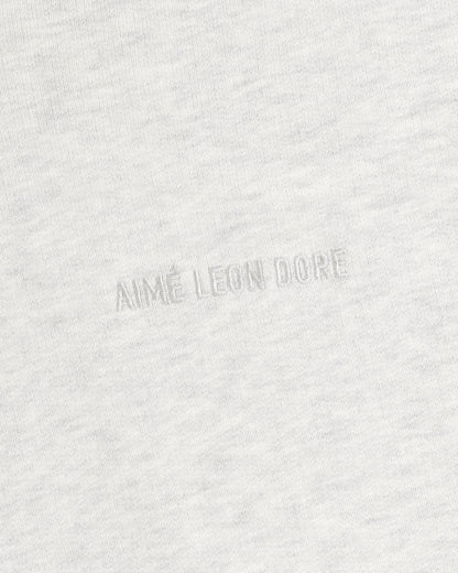 Aimé Leon Dore Signature - Tonal Logo Crewneck Sweatshirt Oatmeal