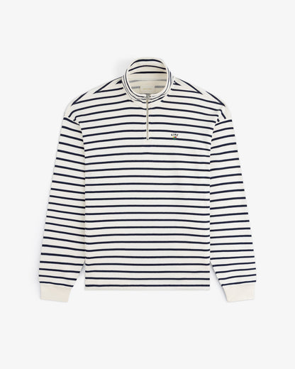 Aimé Leon Dore Latest - Striped Crest Quarter Zip Pristine multi