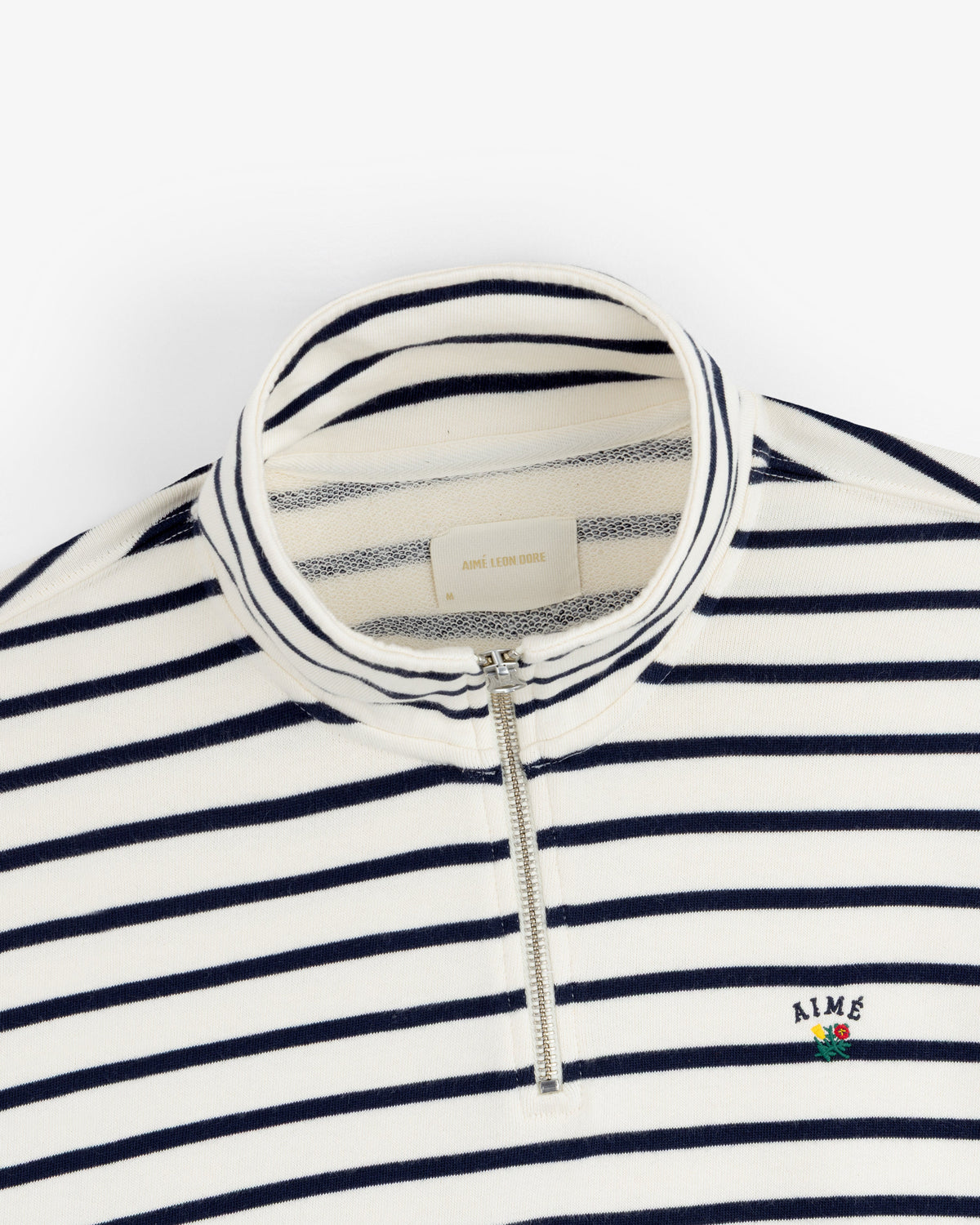Aimé Leon Dore Latest - Striped Crest Quarter Zip Pristine multi