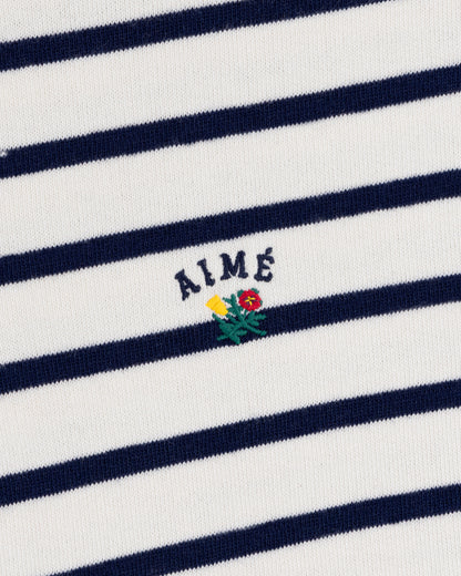 Aimé Leon Dore Latest - Striped Crest Quarter Zip Pristine multi