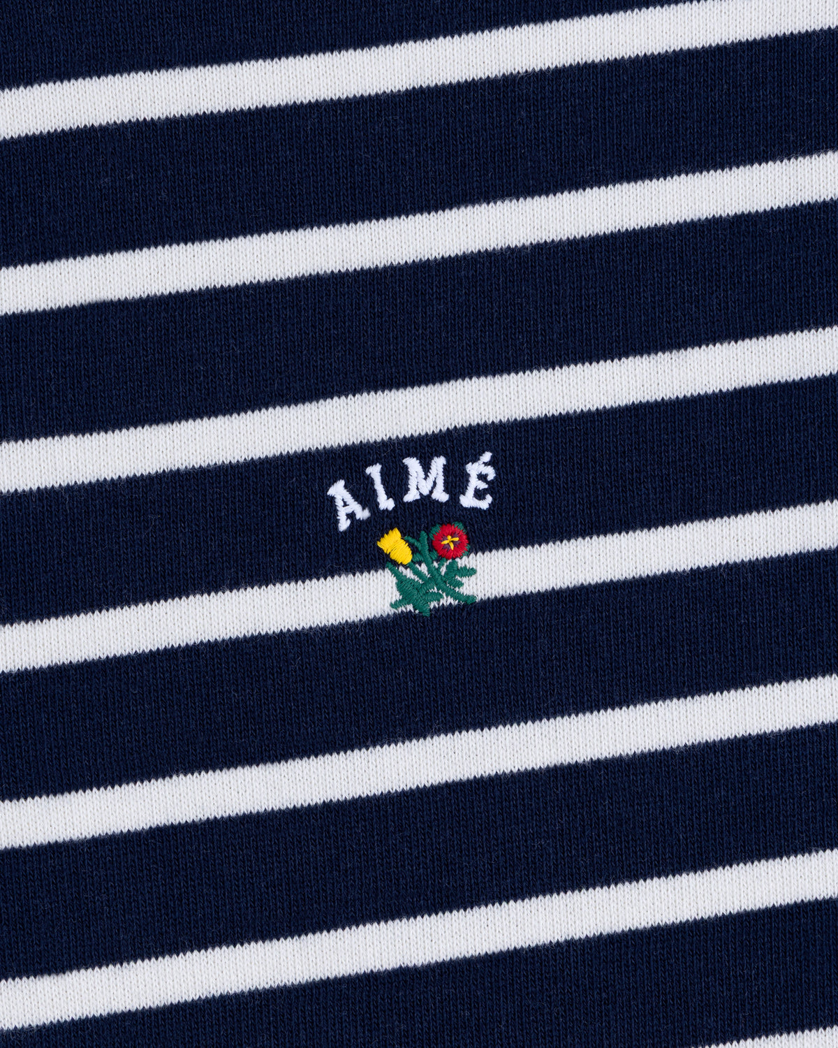 Aimé Leon Dore Premium - Striped Crest Quarter Zip Navy blazer multi