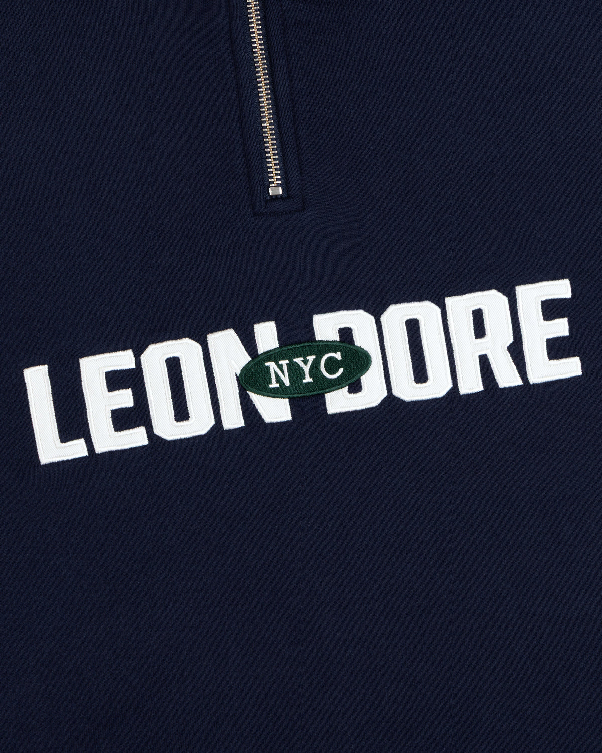 Aimé Leon Dore New - Aimé Souvenir Quarter Zip Navy blazer