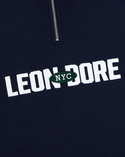 Aimé Leon Dore New - Aimé Souvenir Quarter Zip Navy blazer