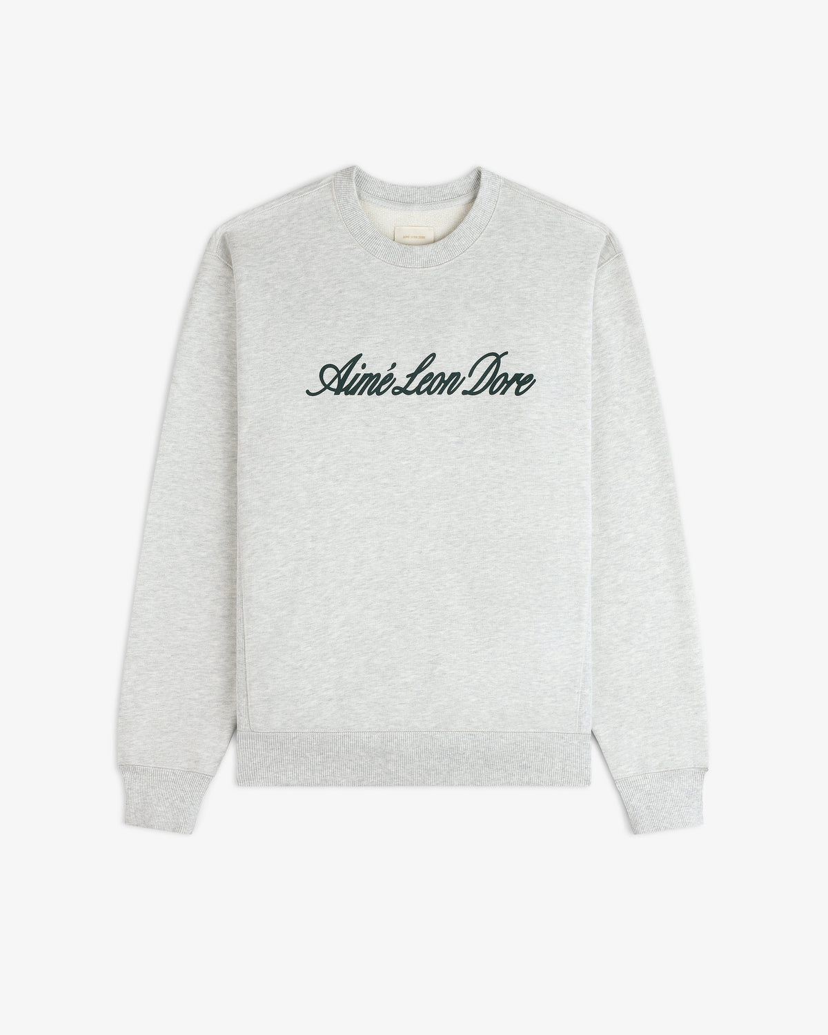 Aimé Leon Dore Discount - Vintage Script Crewneck Sweatshirt Silver mix