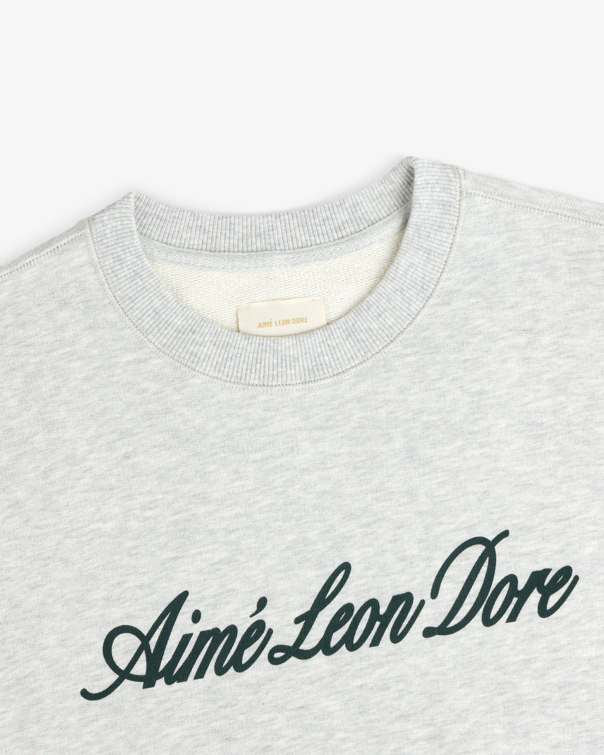 Aimé Leon Dore Discount - Vintage Script Crewneck Sweatshirt Silver mix