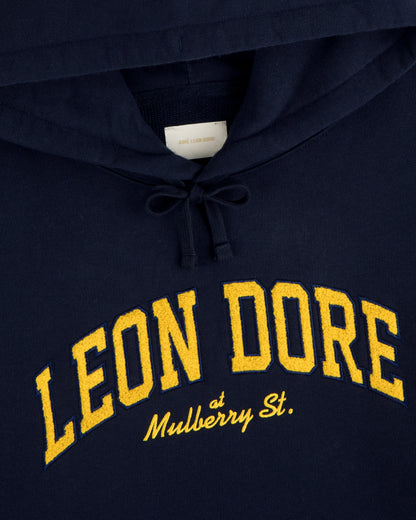 Aimé Leon Dore Best Price - Mulberry Letterman Hoodie Navy blazer