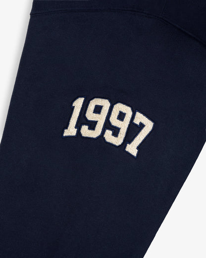 Aimé Leon Dore Best Price - Mulberry Letterman Hoodie Navy blazer