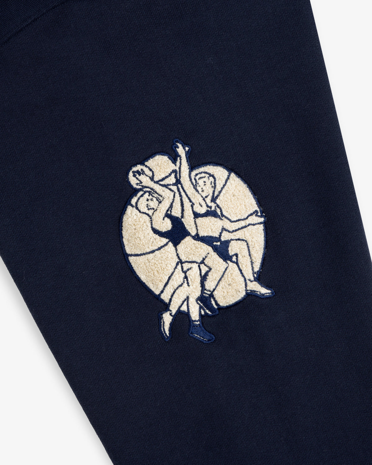 Aimé Leon Dore Best Price - Mulberry Letterman Hoodie Navy blazer
