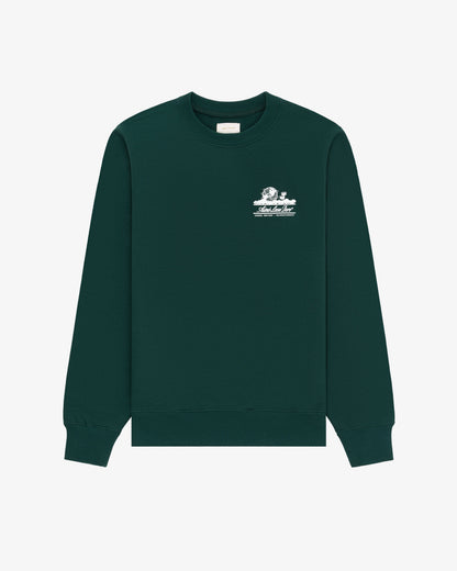 Aimé Leon Dore Exclusive - Unisphere Crewneck Sweatshirt Botanical green