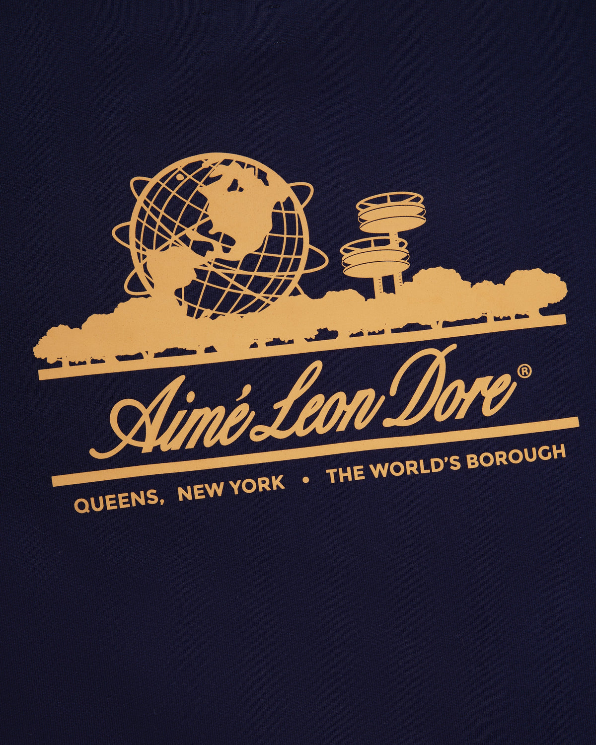 Aimé Leon Dore Signature - Unisphere Crewneck Sweatshirt Evening blue