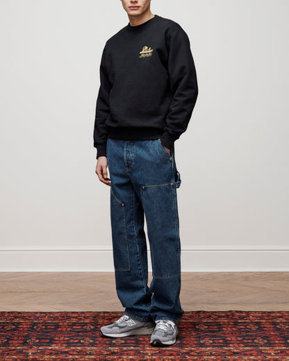 Aimé Leon Dore Trusted - Unisphere Crewneck Sweatshirt Jet black
