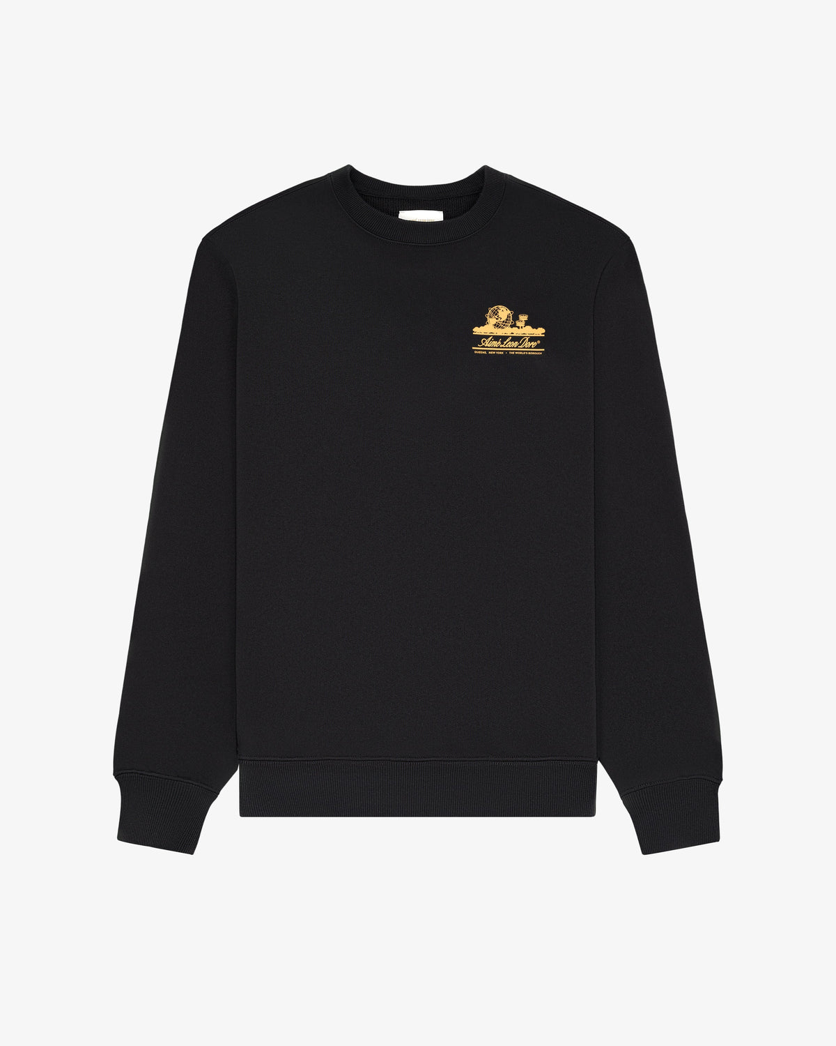 Aimé Leon Dore Trusted - Unisphere Crewneck Sweatshirt Jet black