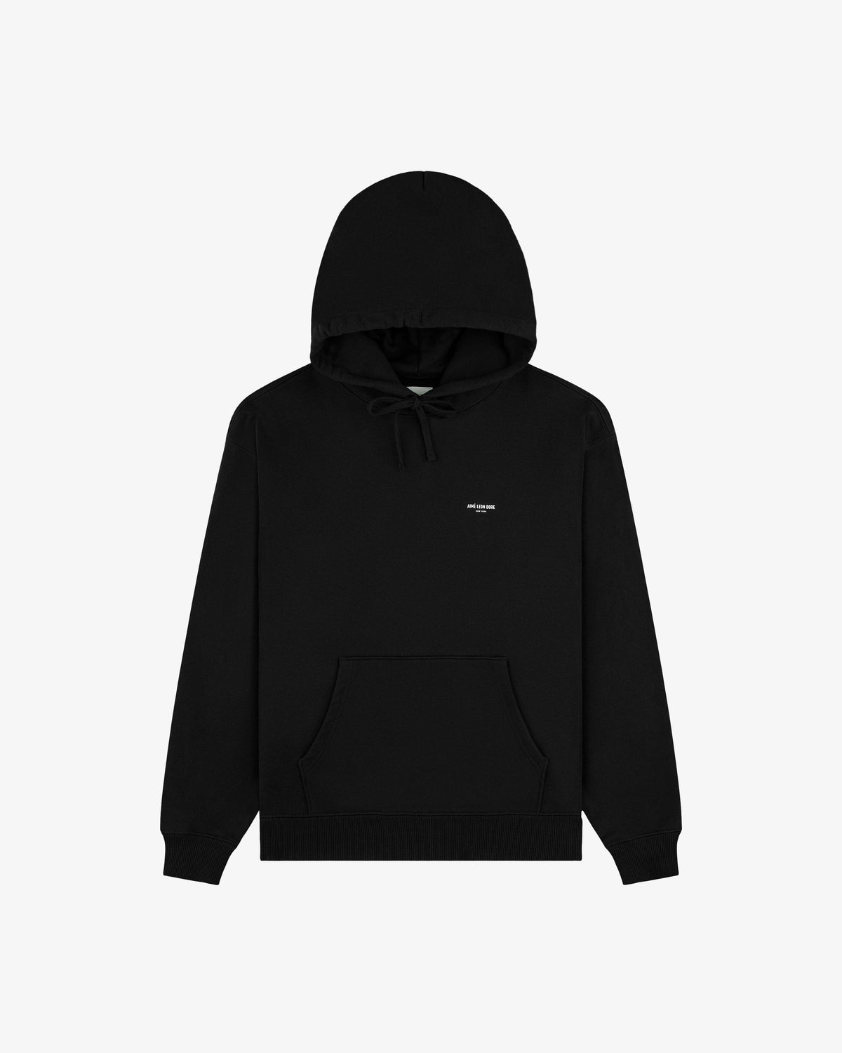 Aimé Leon Dore Best Seller - Micro Logo Hoodie Jet black