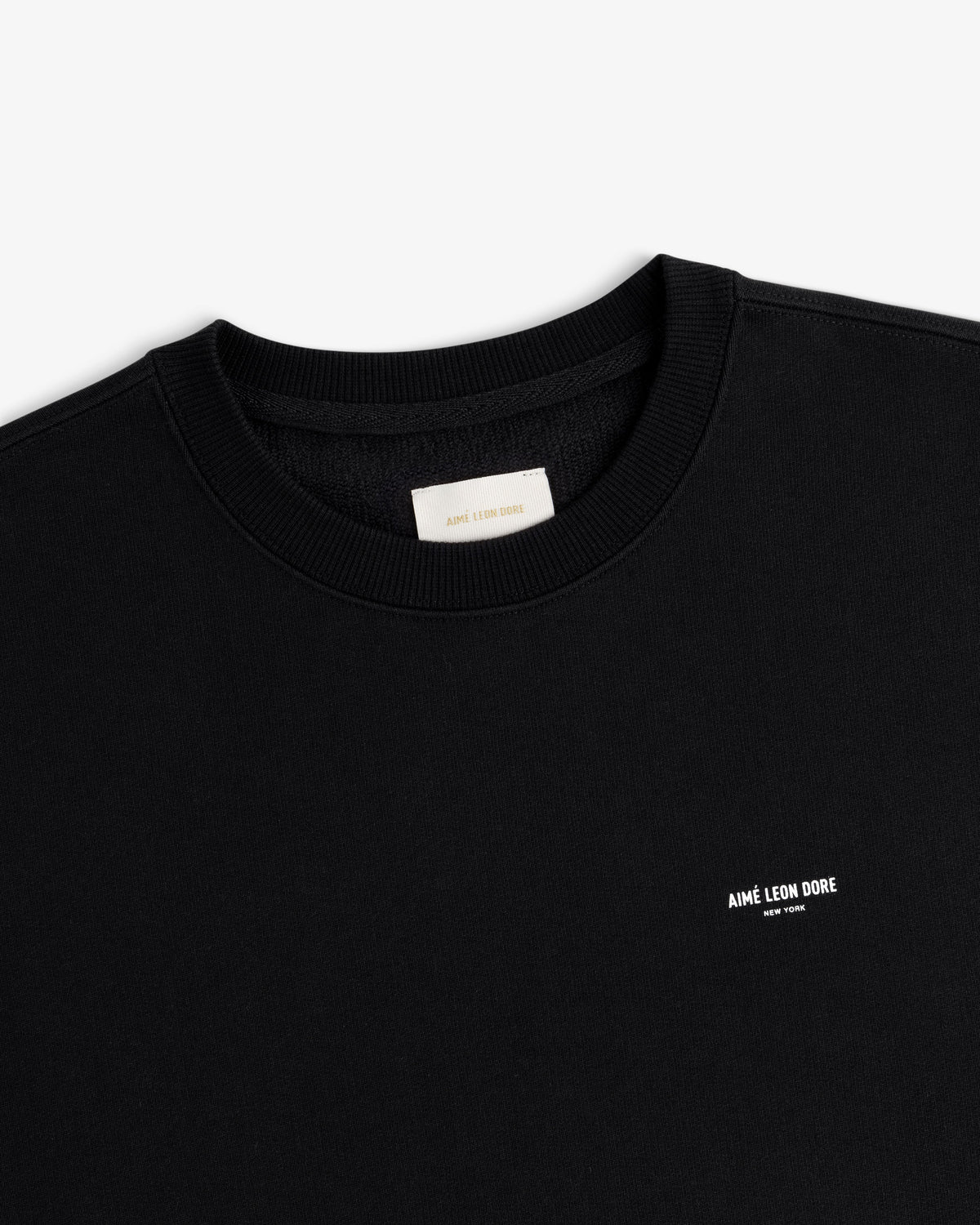 Aimé Leon Dore Everyday - Micro Logo Crewneck Sweatshirt Jet black
