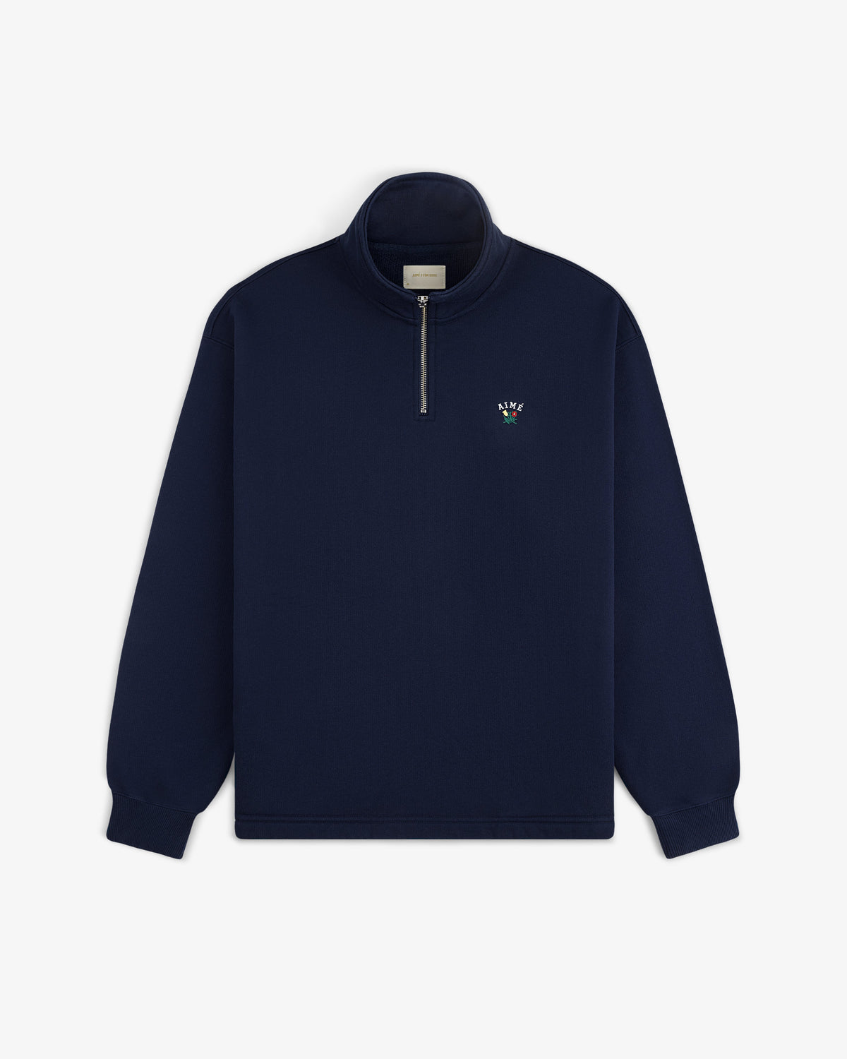 Aimé Leon Dore Best Price - Crest Quarter Zip Pullover Navy blazer