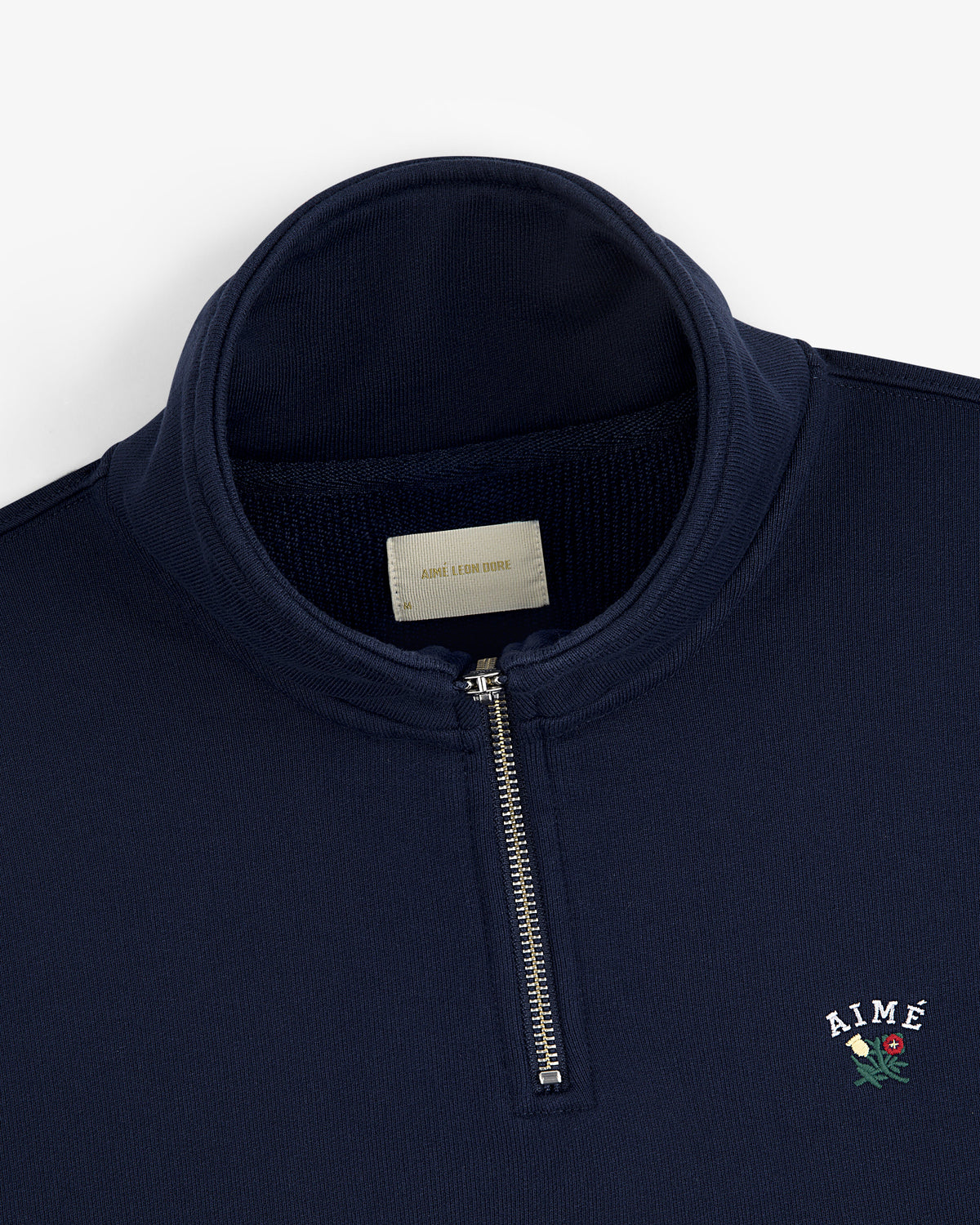 Aimé Leon Dore Best Price - Crest Quarter Zip Pullover Navy blazer