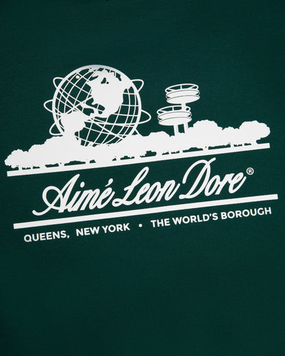 Aimé Leon Dore Signature - Unisphere Hoodie Botanical green