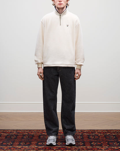 Aimé Leon Dore Classic - Crest Quarter-Zip Fleece Pullover Pristine