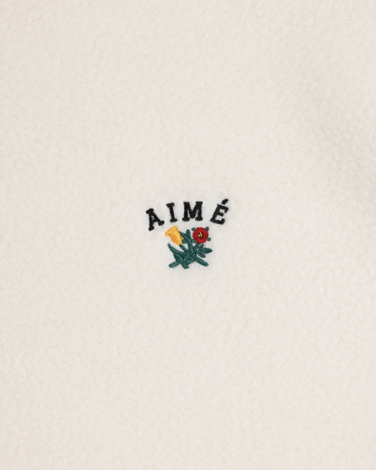 Aimé Leon Dore Classic - Crest Quarter-Zip Fleece Pullover Pristine