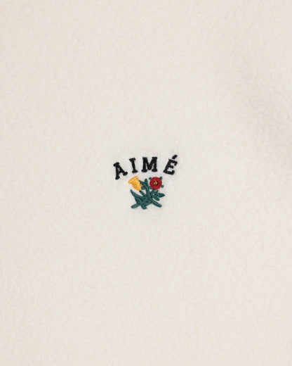Aimé Leon Dore Classic - Crest Quarter-Zip Fleece Pullover Pristine
