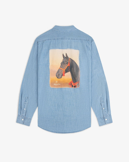 Aimé Leon Dore Trending - Bayard Chambray Shirt Evening blue