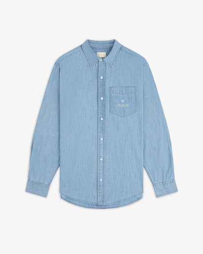 Aimé Leon Dore Trending - Bayard Chambray Shirt Evening blue